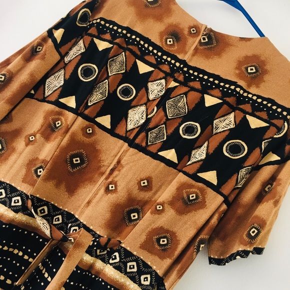 Vintage-Look Short Sleeve Dress - Picture 4 of 5